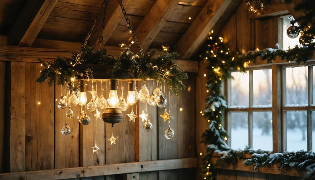 unique poultry themed lighting fixture